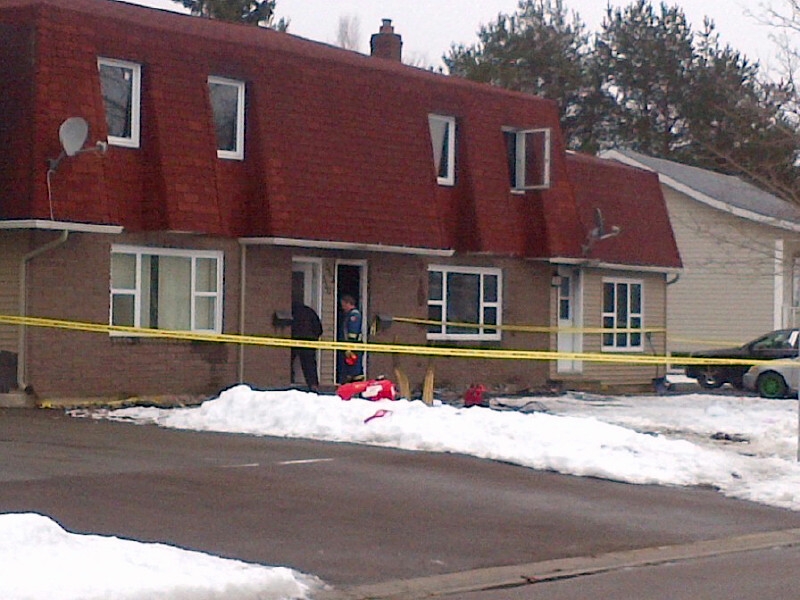 Fire officials responded to this duplex on Charline Avenue in Dieppe early this morning.