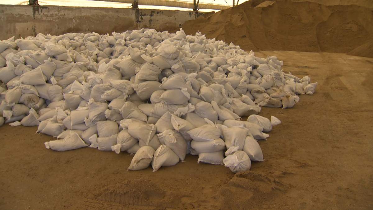 The City of Winnipeg is filling thousands of sandbags in preparation for spring flooding.