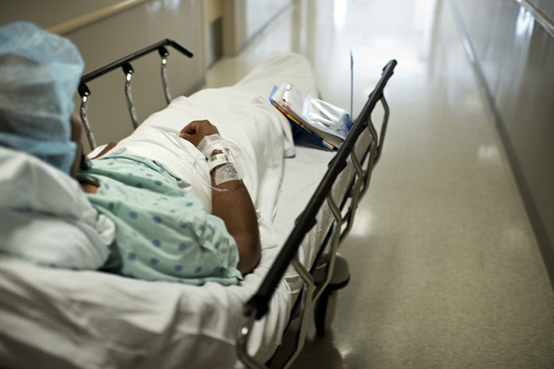 A donor is wheeled to an operating room