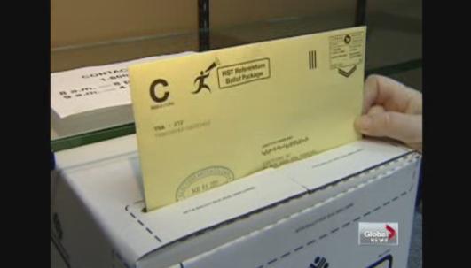 The HST referendum deadline was extended in 2011 because of a Canada Post strike.