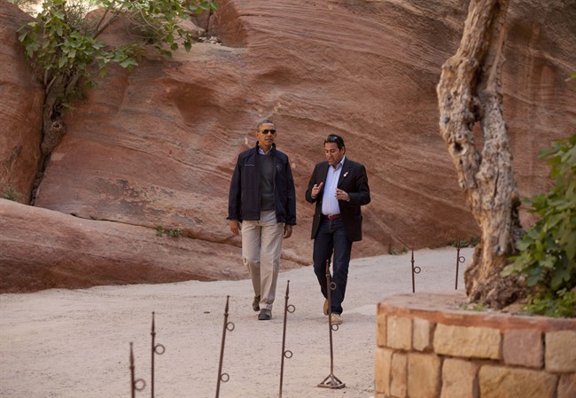 Obama ends Mideast trip with tour of ancient Petra - image