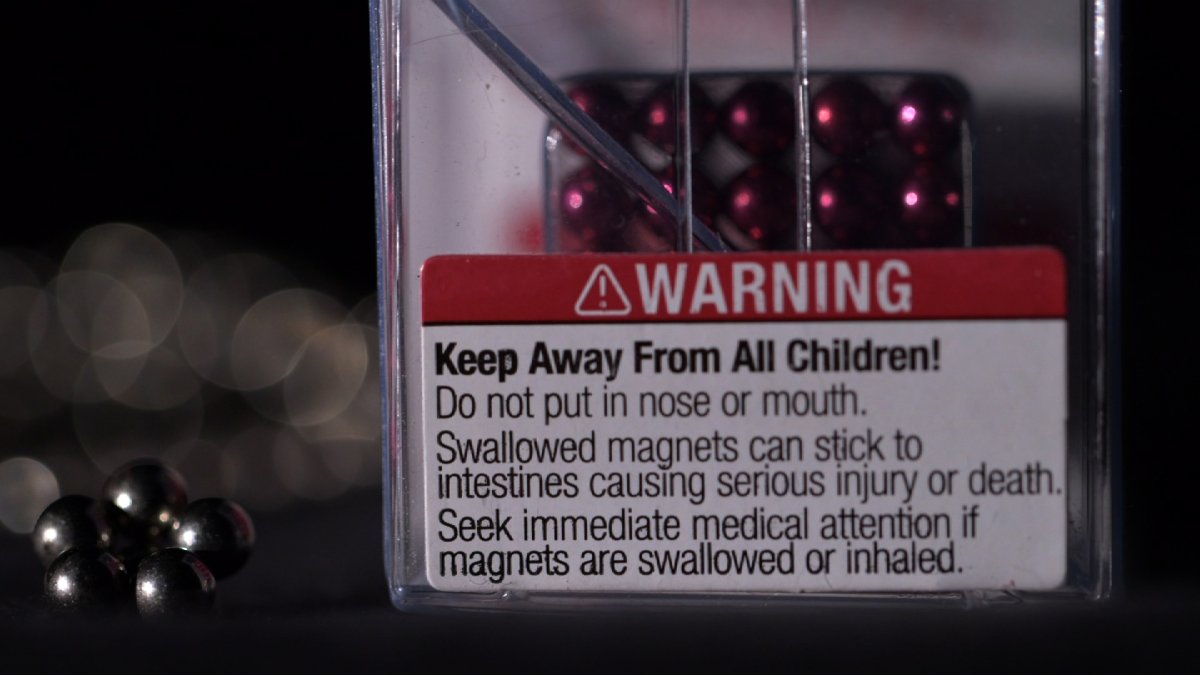 Doctors warn parents of dangers of kids swallowing powerful magnets - image