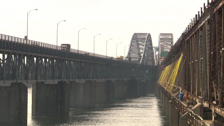 A file photo of the Mercier Bridge.