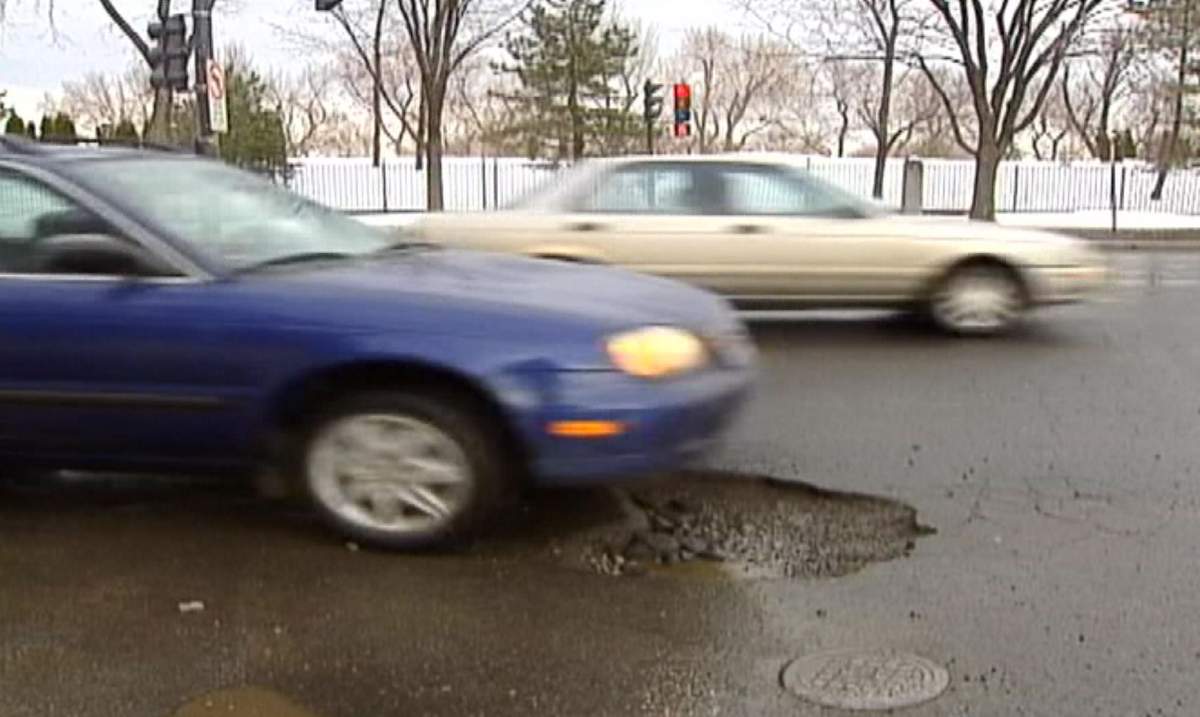 Montreal pothole season