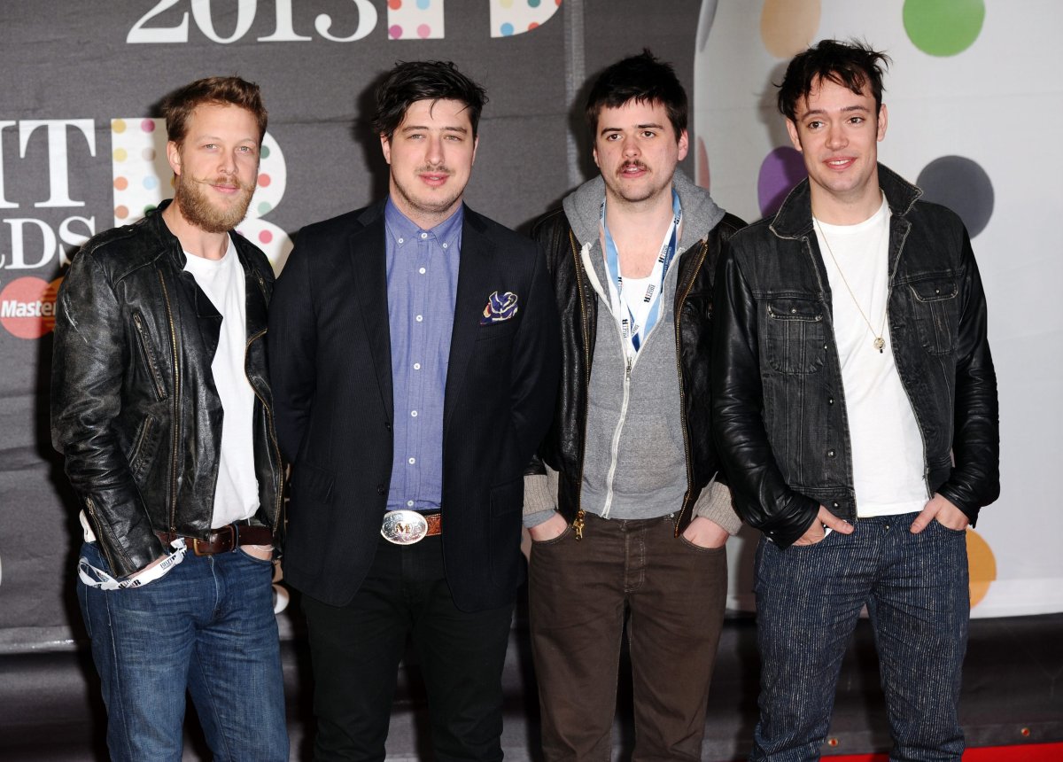Mumford & Sons, pictured in February 2013.