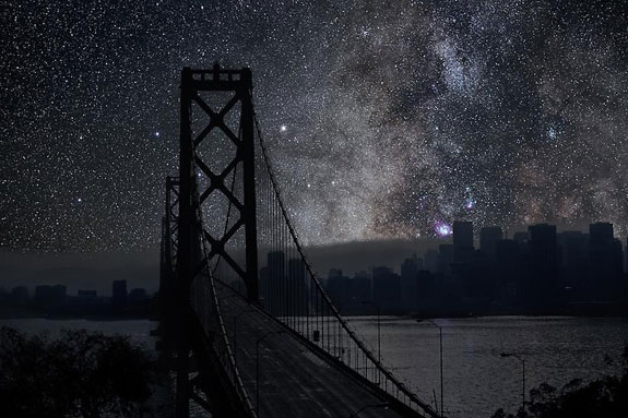 Photographer shows ‘darkened cities’ in a new light - image