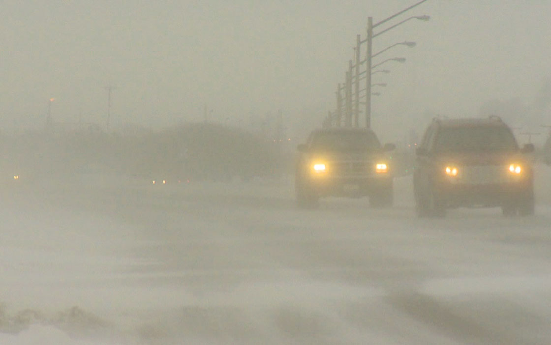 A number of Saskatchewan areas surrounding Saskatoon are under a winter weather warnings this Wednesday.