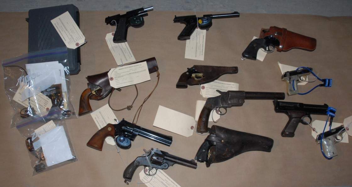 Guns seized from St. B home - image