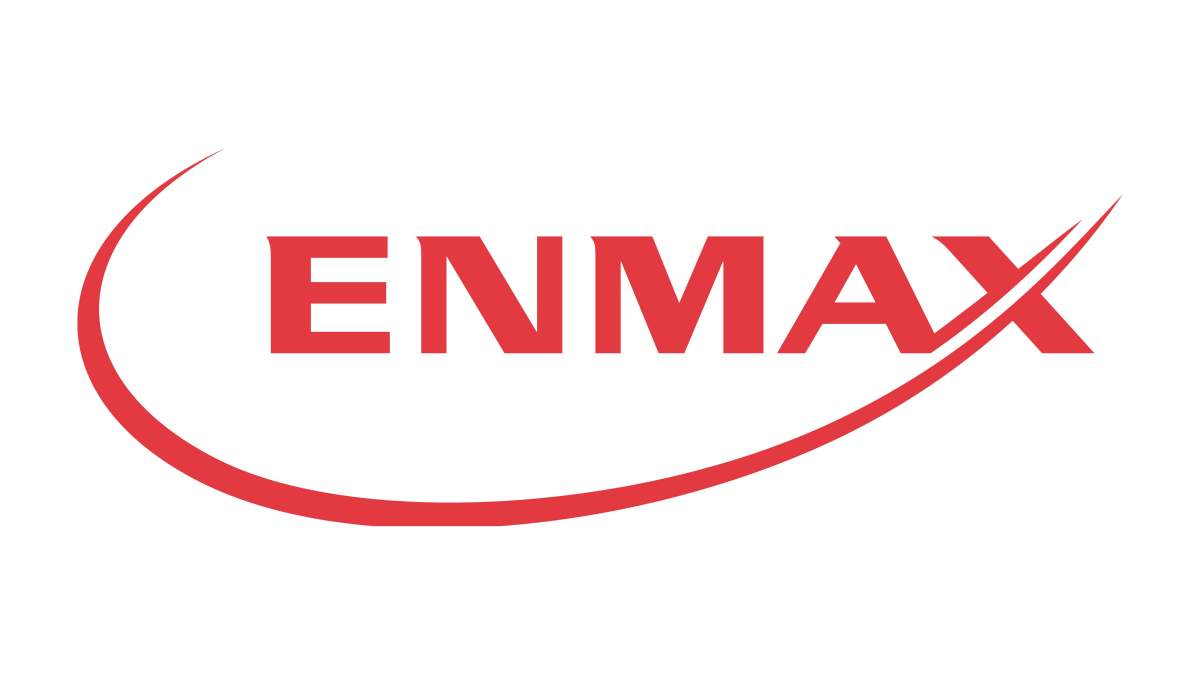 The corporate logo of Enmax. 