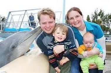 Curtis and Allyson McConnell with their two boys, Connor and Jayden