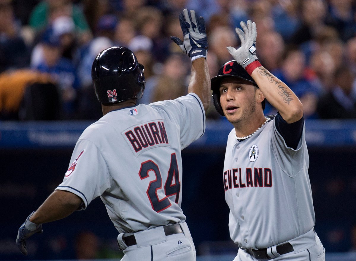 MLB Cleveland Indians Youth Asdrubal Cabrera 13 Batting Practice