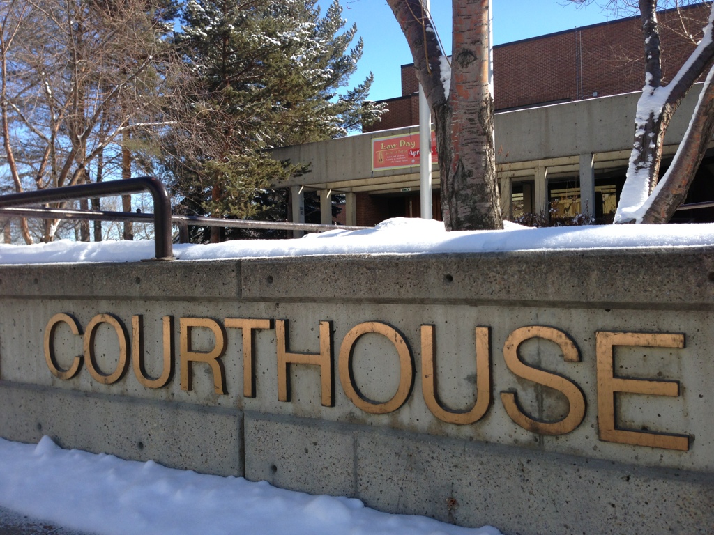 A file photo of the Red Deer Courthouse.