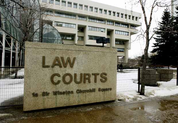 Alberta Law Courts in Edmonton.