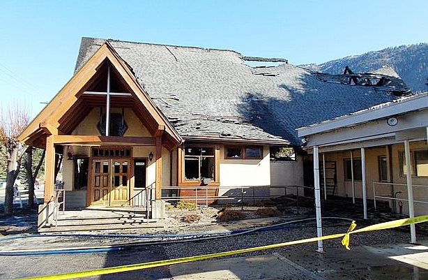 Two local teenagers have been charged in connection with two Castlegar fires, including one that destroyed a large portion of St. Rita’s Catholic Church. 