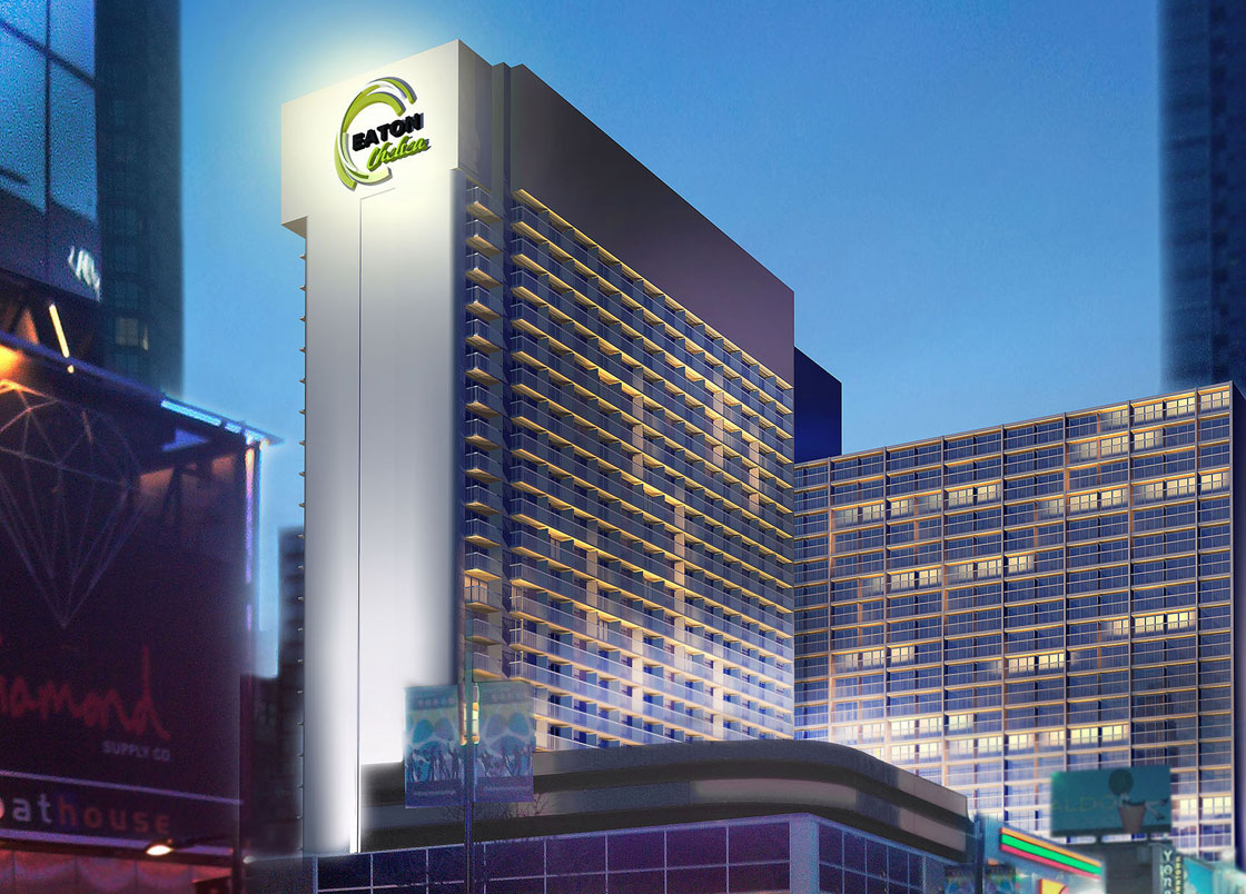 An artist's conception of the new Eaton Chelsea at Yonge and Gerrard.