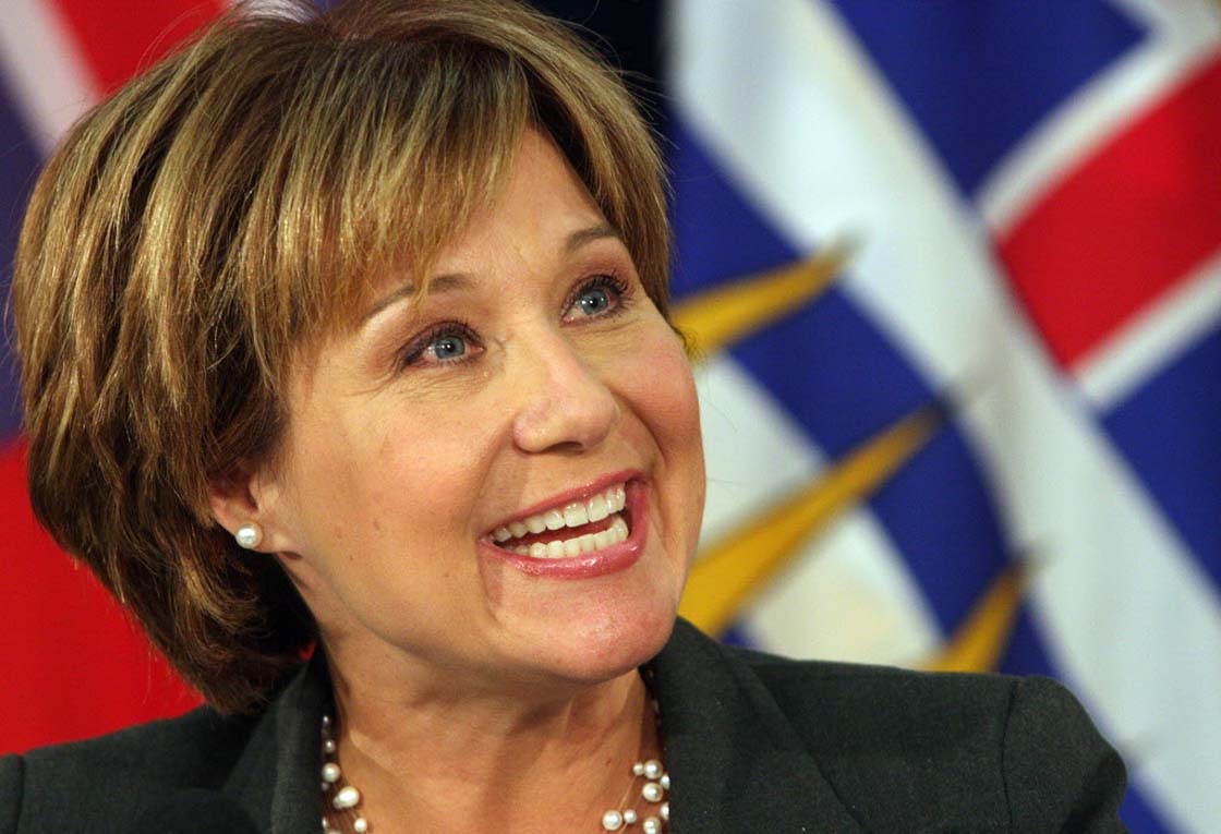 B.C. Premier Christy Clark appears in this file photo. 