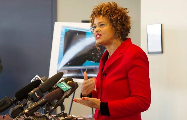 Vancouver parks board commissioner Constance Barnes is proposing pushups for anyone who abuses athletes from the sidelines in Vancouver facilities.
