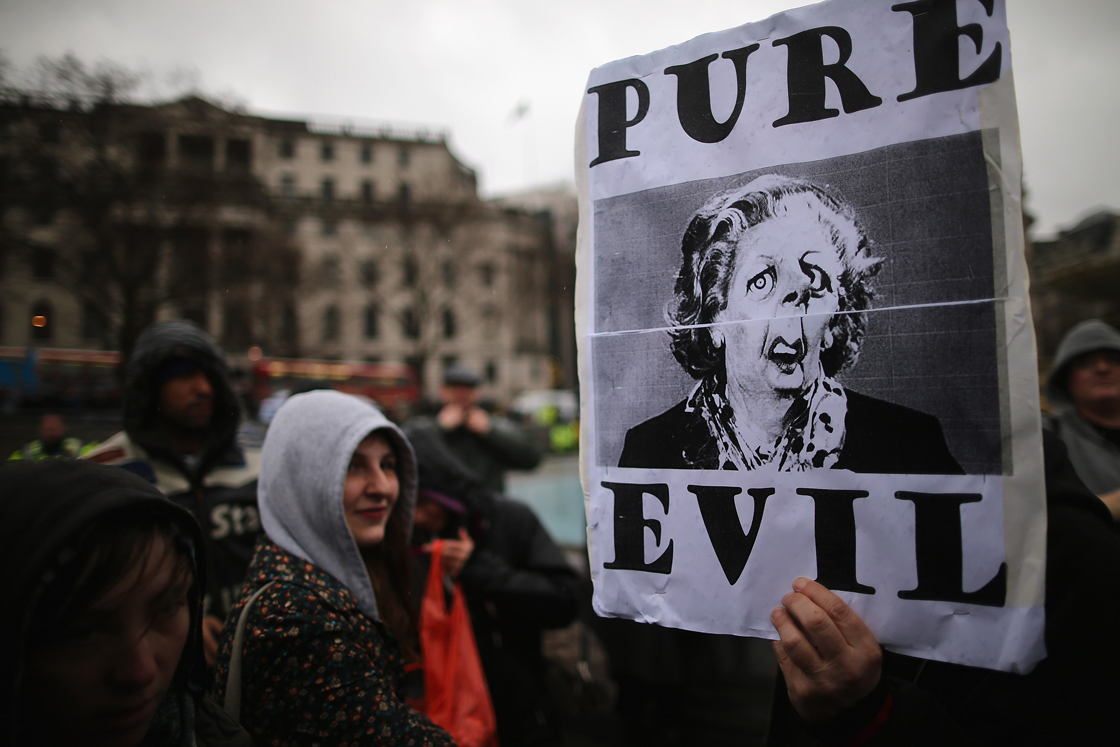 Margaret Thatcher Death Party