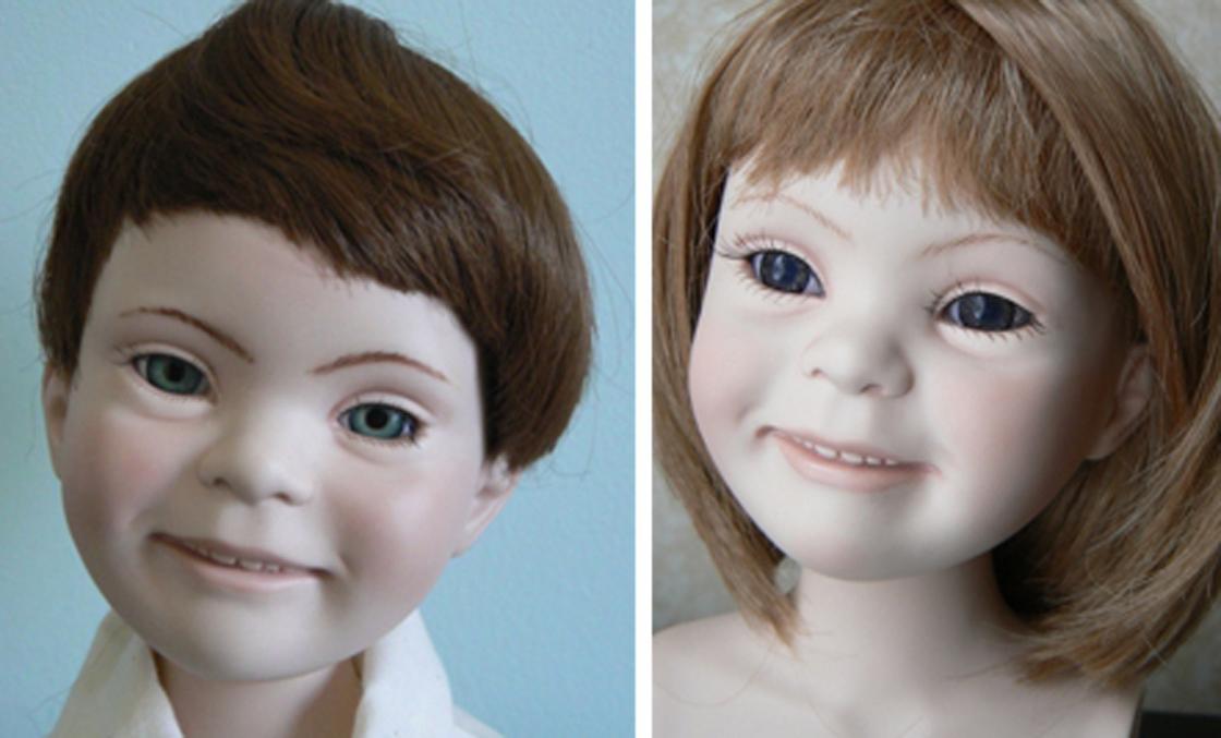 Dolls for Downs offers several different models in both sexes.