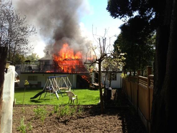 Elderly woman taken to hospital with burns after Surrey house fire - BC ...