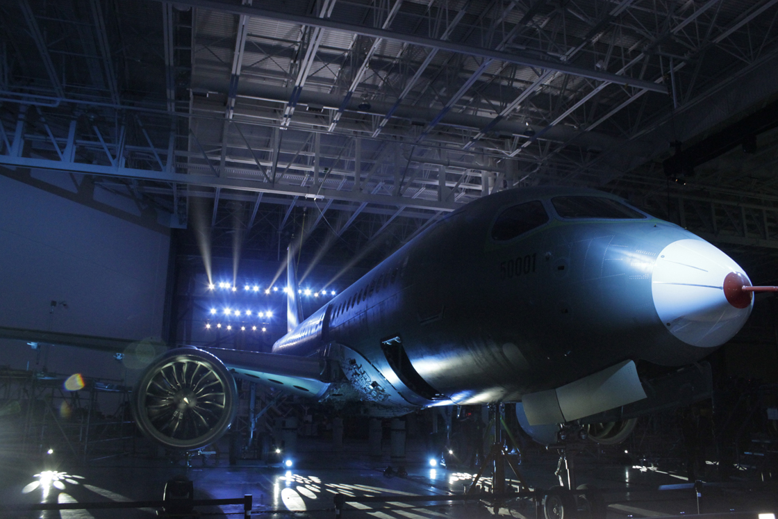 Bombardier's CS100 series airplane