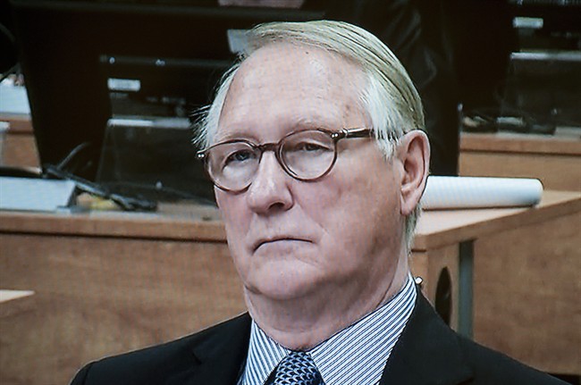 Former Montreal mayor Gerald Tremblay testifies at the Charbonneau Commission in Montreal Monday, April 29, 2013.