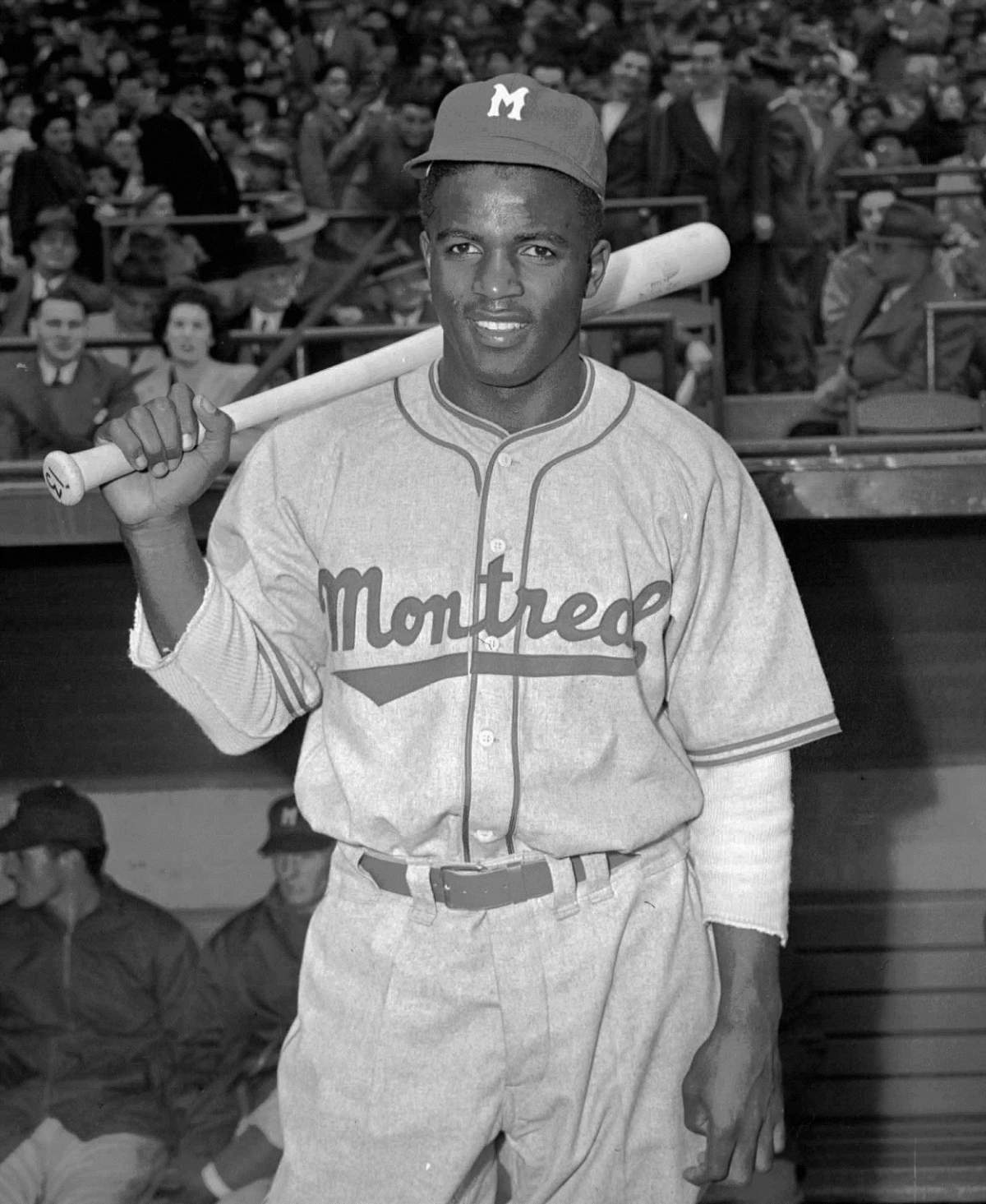 Jackie Robinson with Montreal Royals