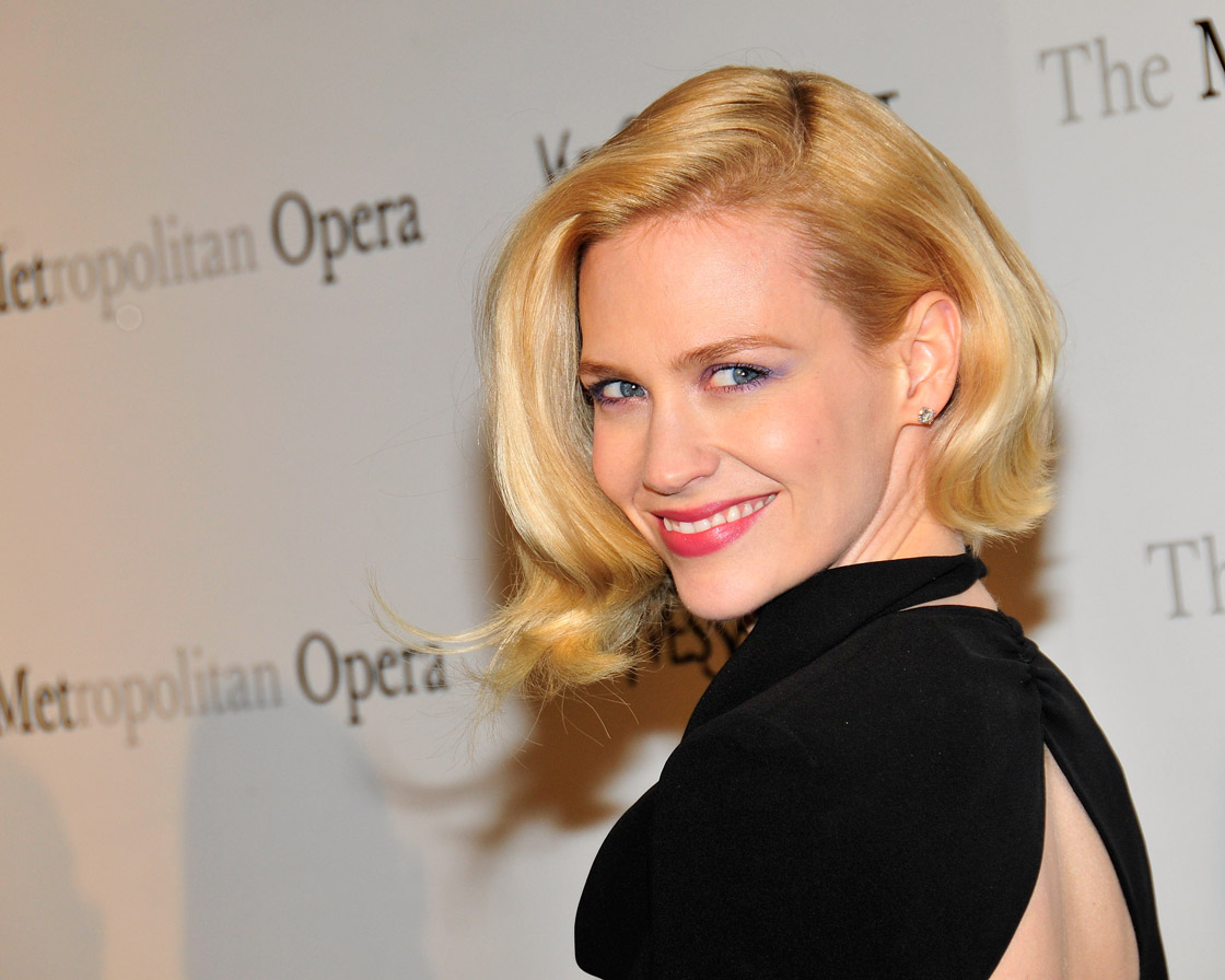 AMC's "Mad Men" drama may garner attention for bringing back '60s glamour, but January Jones, known for her daring red carpet looks, says she doesn't care what critics think of her personal style.