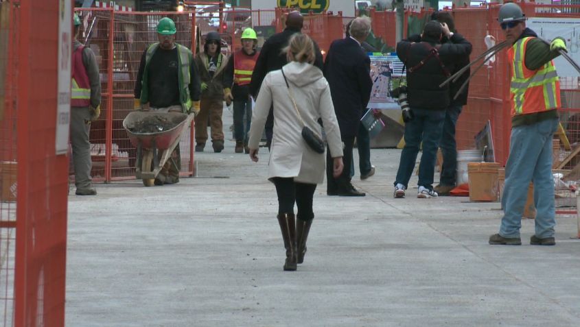 Jasper Avenue construction