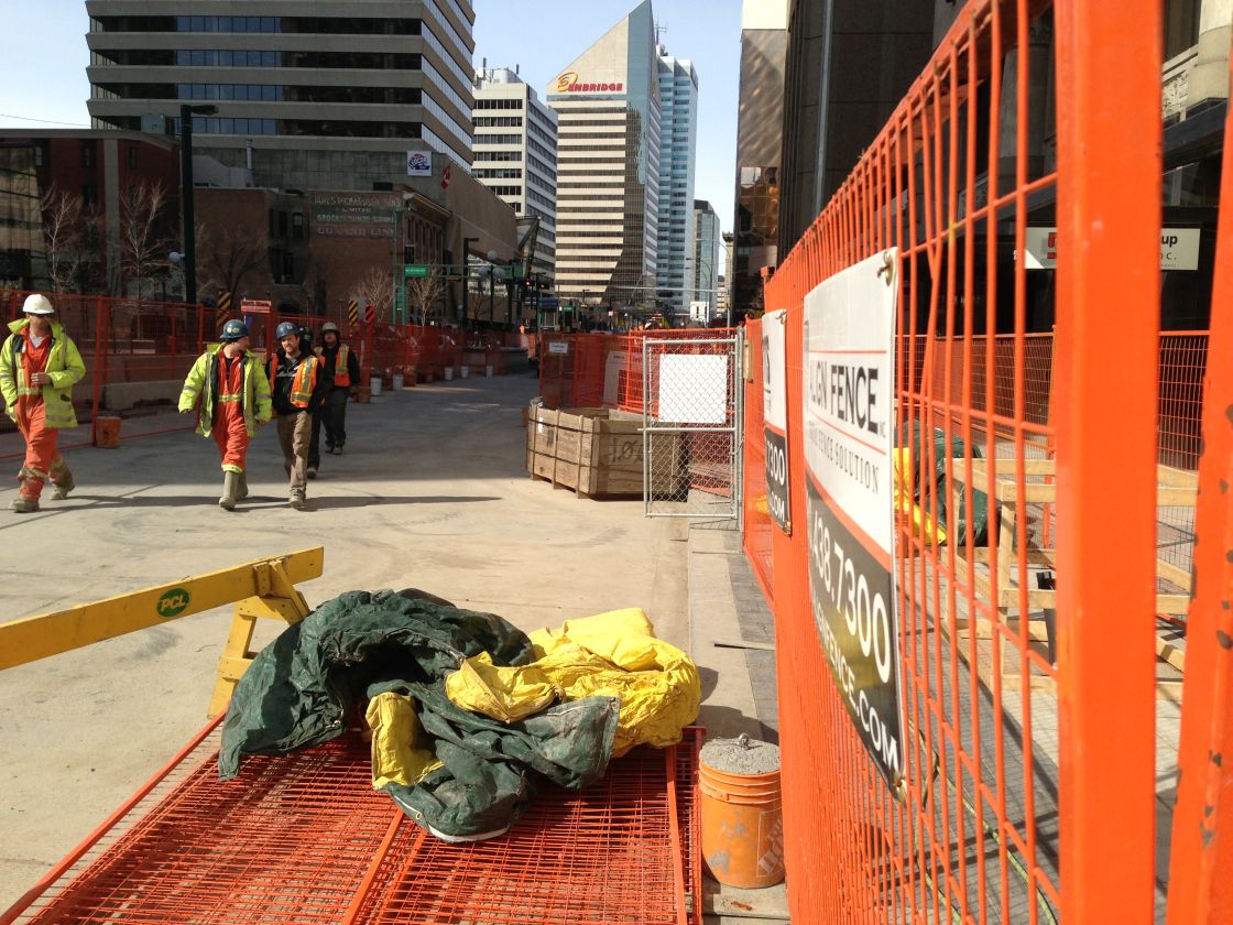 Some business owners along Jasper Avenue are considering legal action, because they say ongoing construction has put a dent in their bottom line.