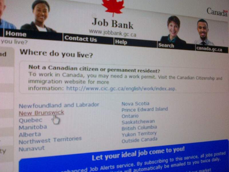 Service Canada's Job Bank lists job openings in each province.