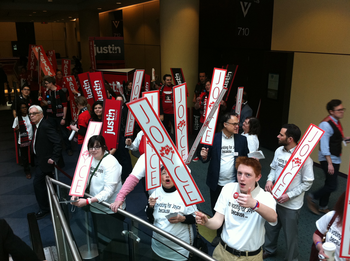 Joyce Murray supporters