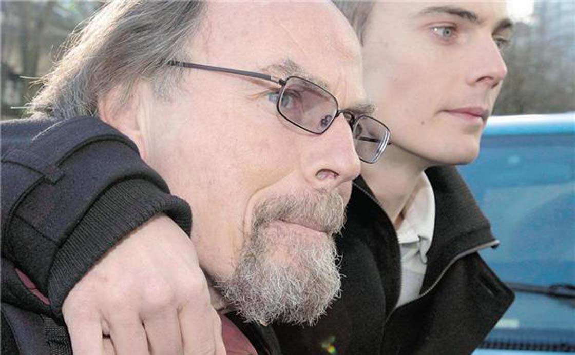 Karl Lilgert, left, is pleading not guilty to two counts of criminal negligence causing death in connection to the 2006 sinking of the Queen of the North ferry. He was the ship's navigating officer.
