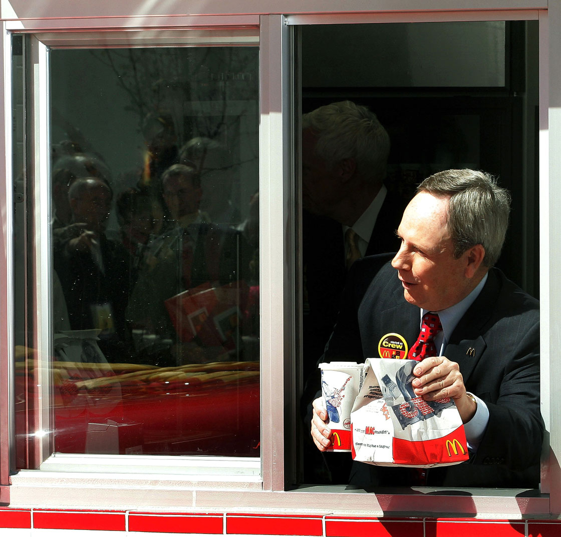 Retired McDonalds chief Jim Skinner continues to be paid generously by the fast-food company. 