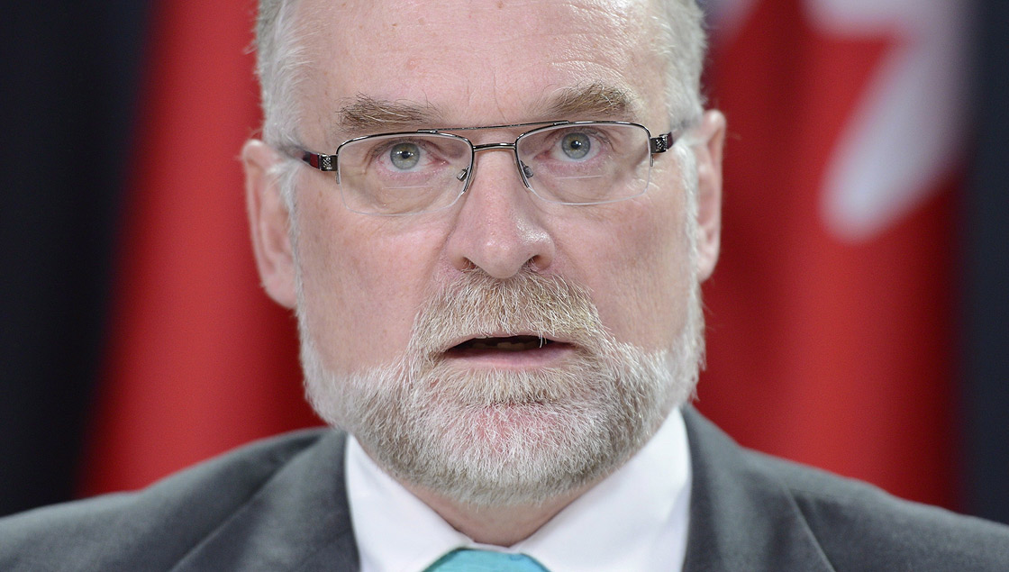 Auditor General Michael Ferguson speaks at a news conference in Ottawa on Tuesday, Oct. 23, 2012.