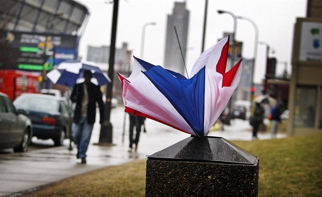 Environment Canada says isolated power outages are possible and that winds will gradually diminish Friday evening.
