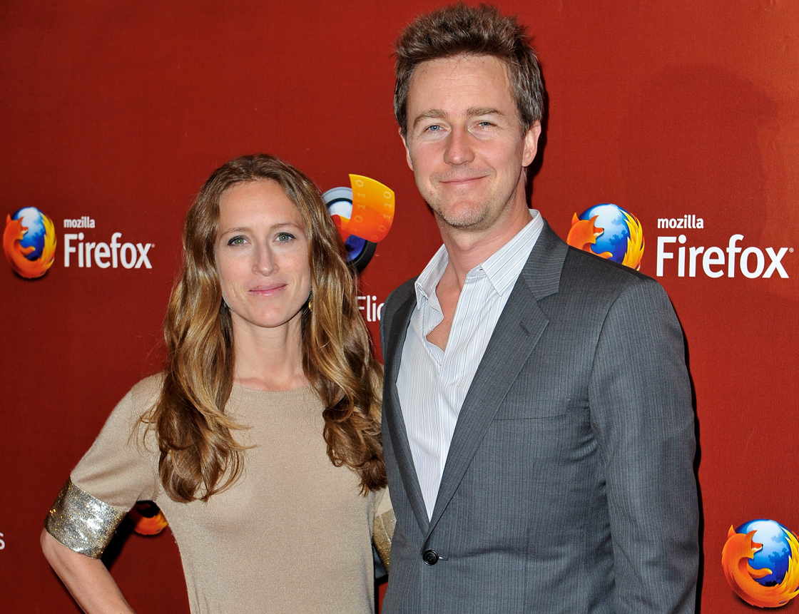 Shauna Robertson and Ed Norton in May 2012.