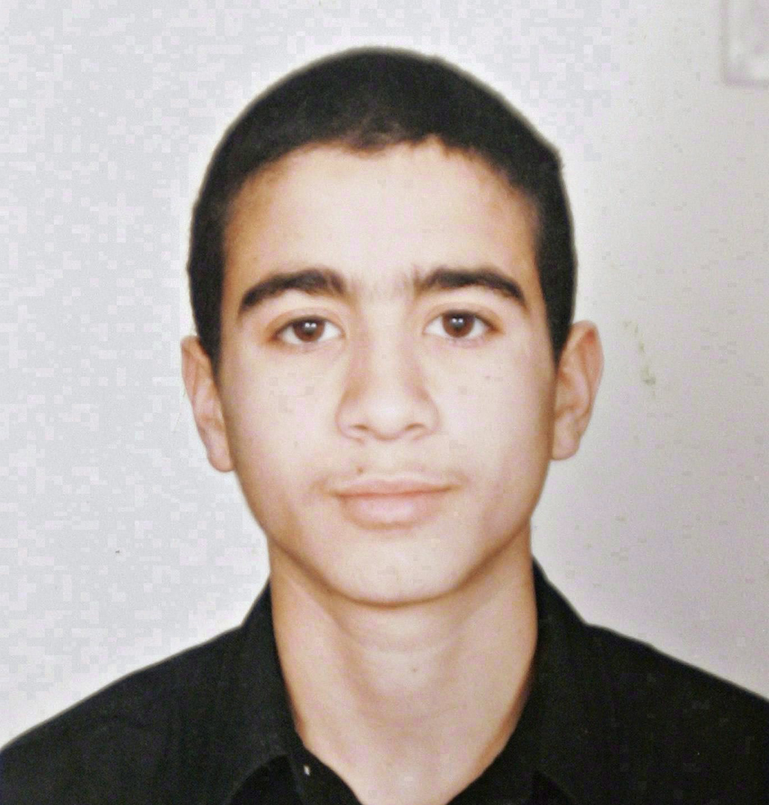 A photo of Omar Khadr, taken before he was imprisioned in 2002.