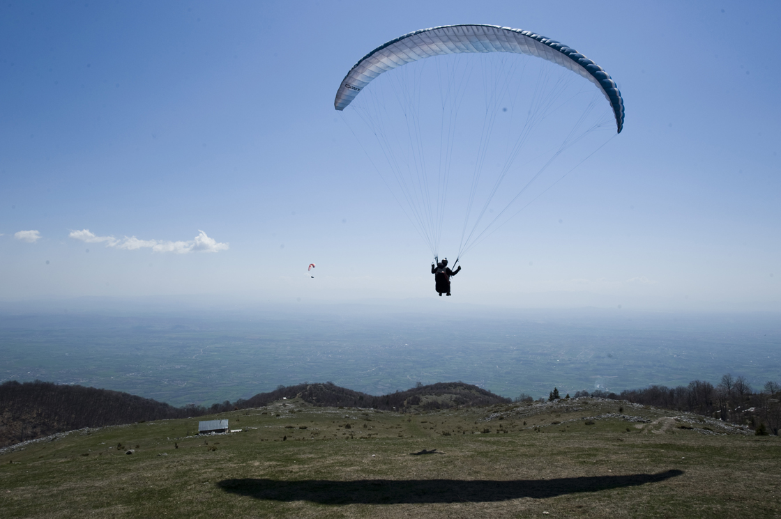 File photo of a paraglider.