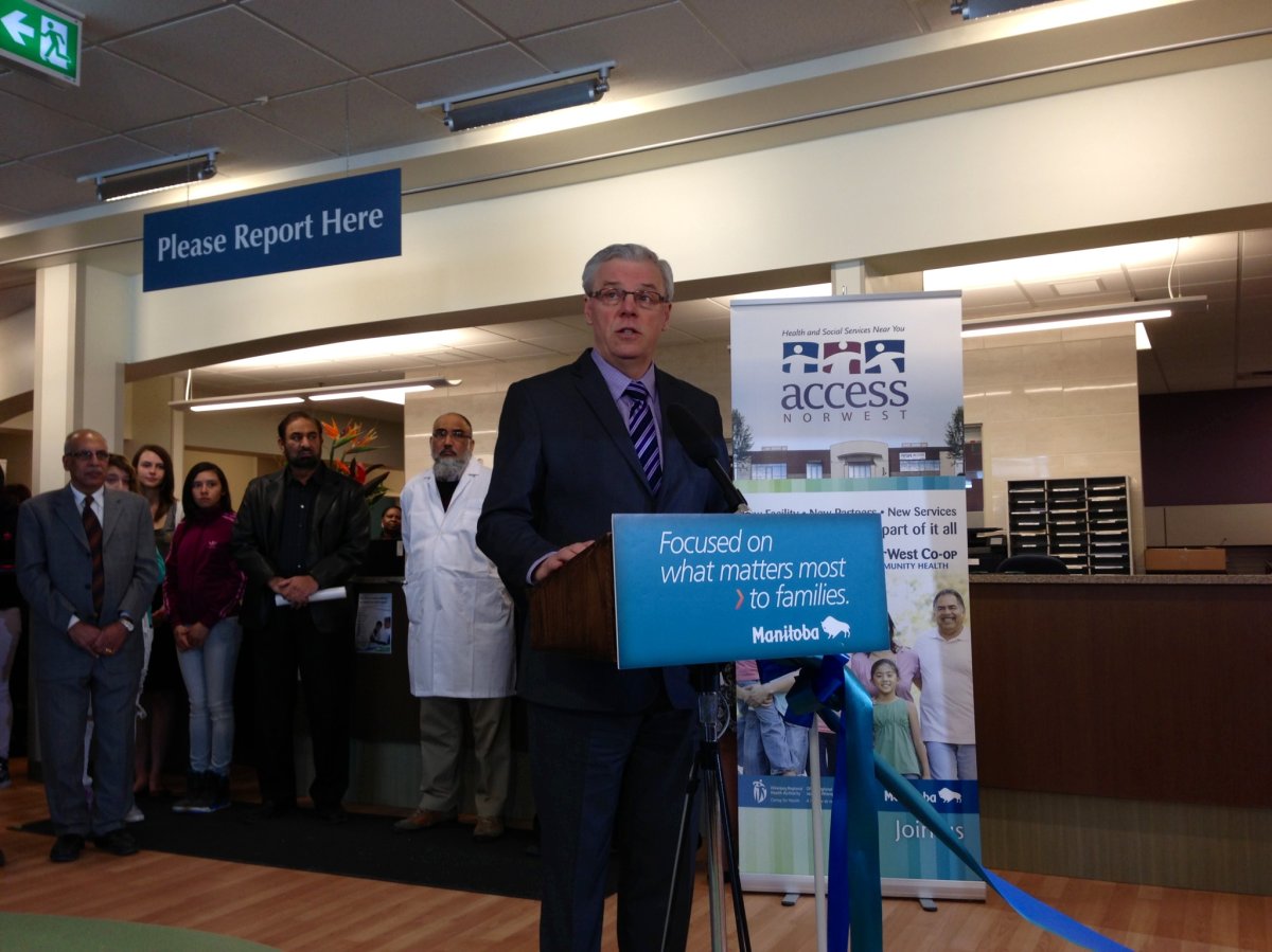 New health clinic opens in northwest Winnipeg on April 25, 2013.