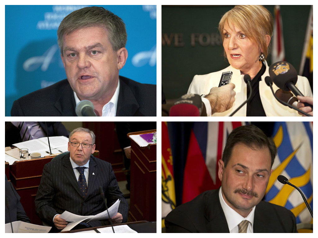 New Brunswick Premier David Alward, Newfoundland and Labrador Premier Kathy Dunderdale, Nova Scotia Premier Darrell Dexter and Prince Edward Island Premier Robert Ghiz are meeting at White Point Beach resort on Monday. The premiers called for the federal government to suspend EI changes.