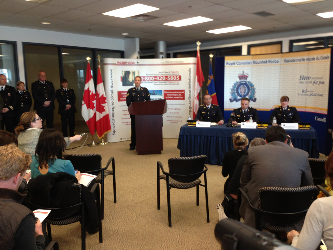RCMP press conference