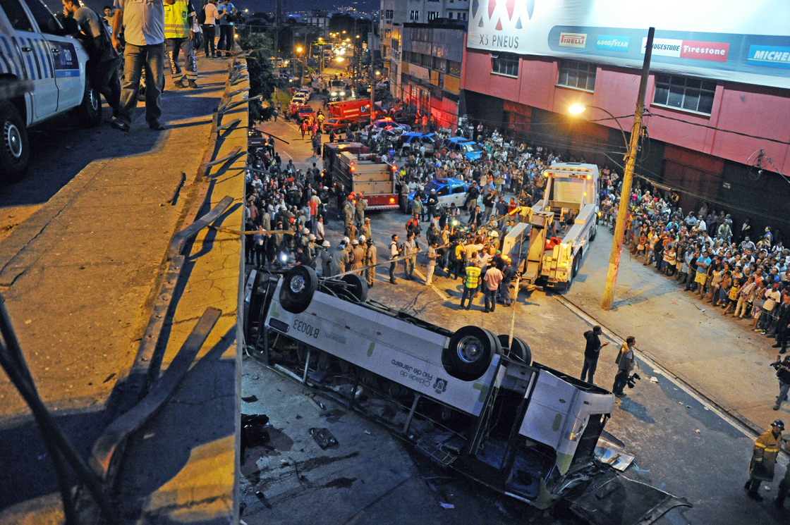 Rio bus crash