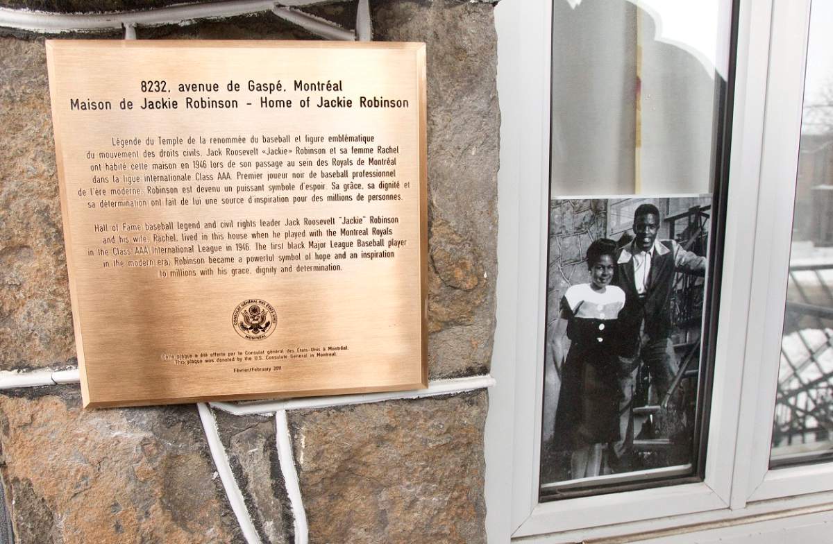Robinson Plaque in Montreal