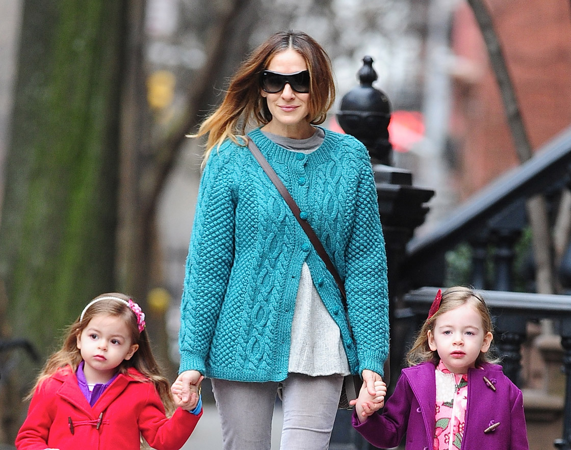 Sarah Jessica Parker, Marion Loretta Elwell Broderick and Tabitha Hodge Broderick are seen in the West Village on March 11, 2013 in New York City. 