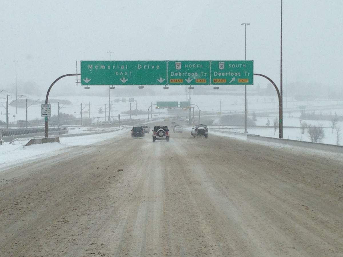 Spring snow blankets Calgary; Snowfall warning ends for Calgary - image