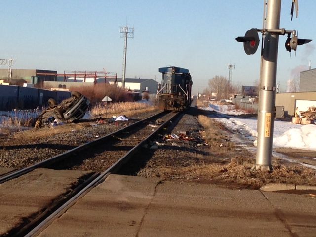 UPDATE: Driver dies after collision involving train - image