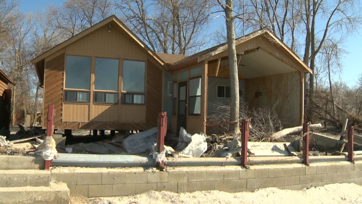 Homes in Twin Lakes Beach were destroyed by flooding in 2011.