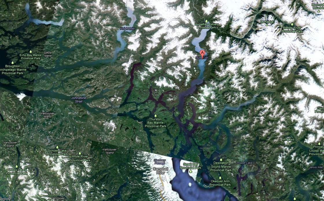 A man is dead and five other people are recovering from injuries after a helicopter crash in Bute Inlet near Campbell River Saturday. 