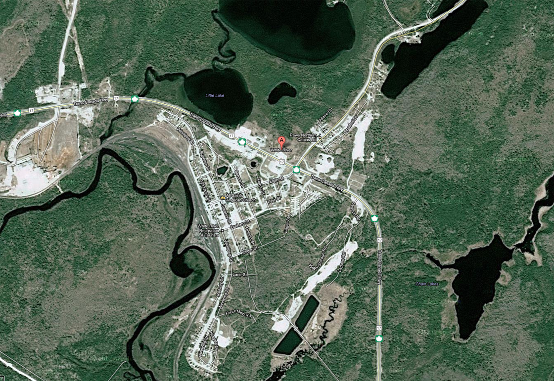White River, Ontario Google Map